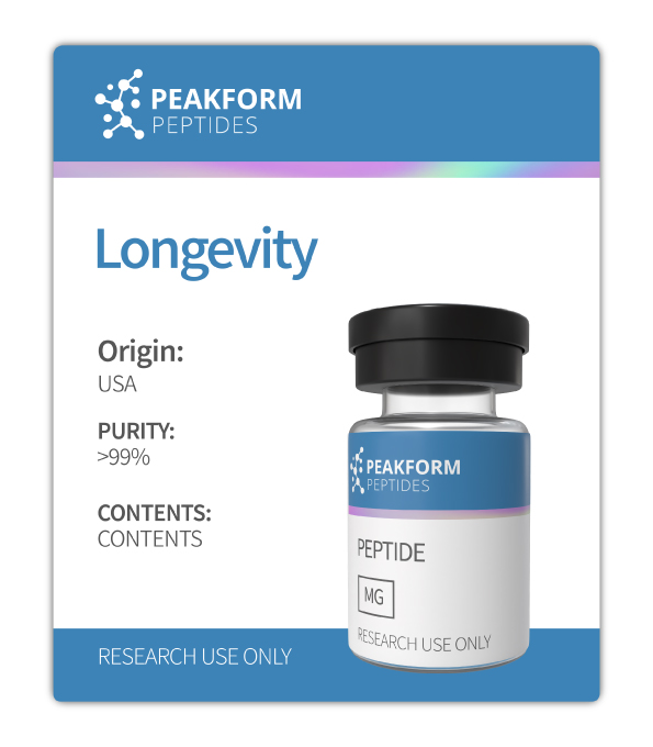 PeakForm Peptide Goals - Longevity-Anti-Aging