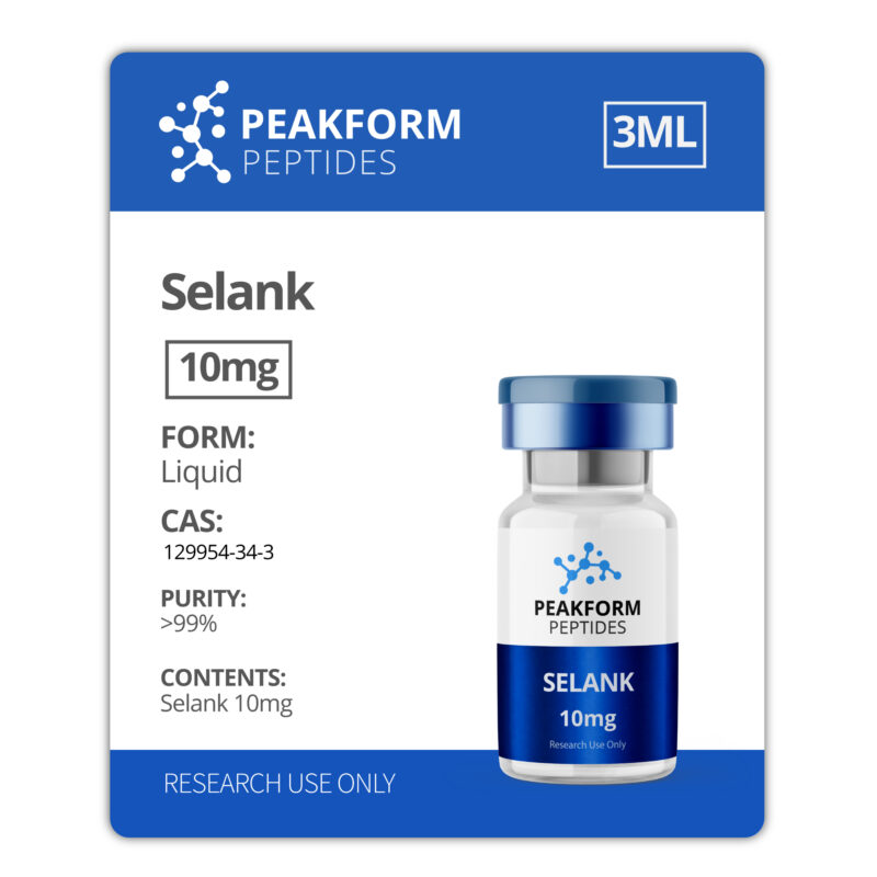 PeakForm-Peptides-Product-Selank-10mg