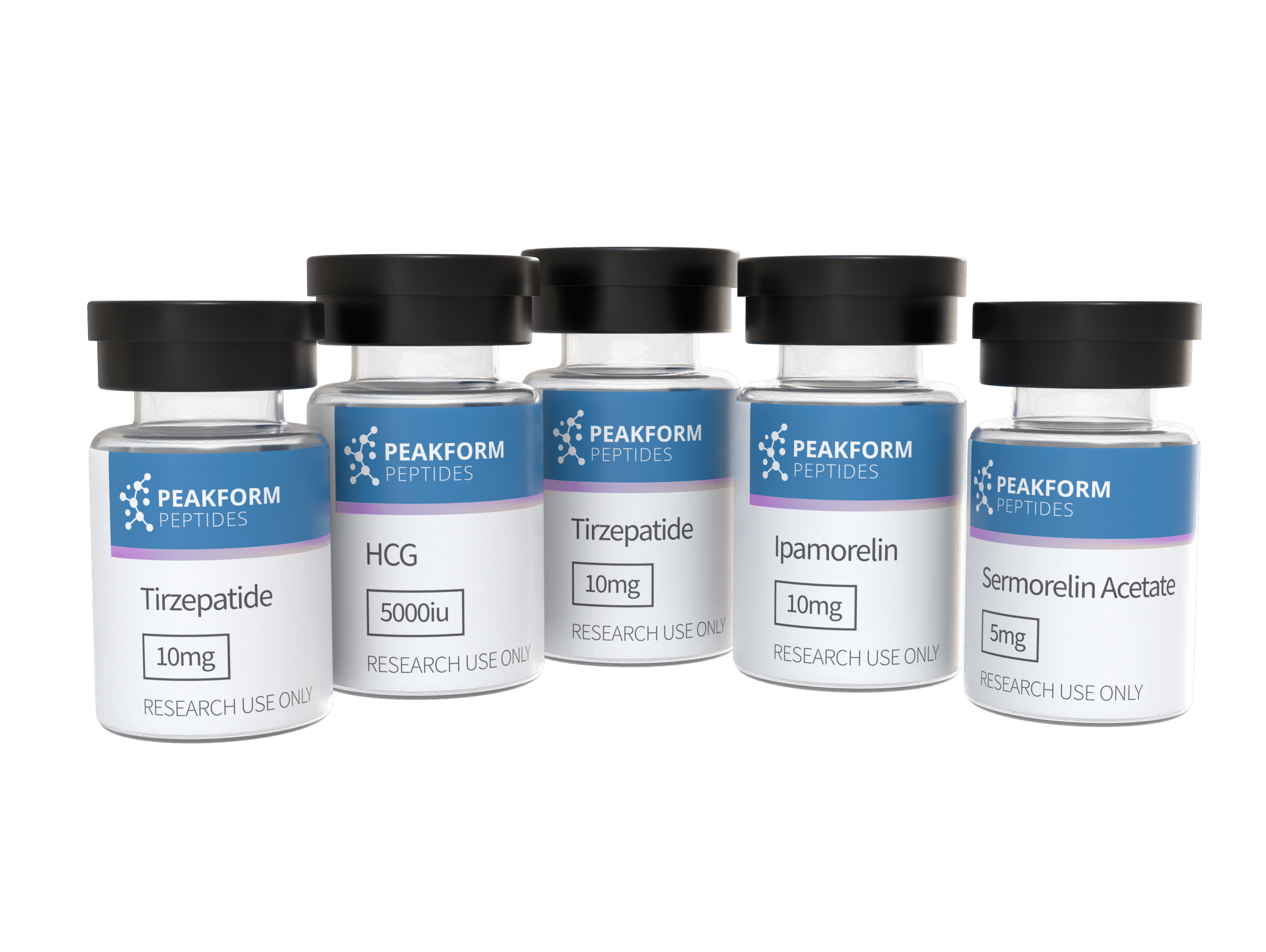 Vial Bottles Peptides