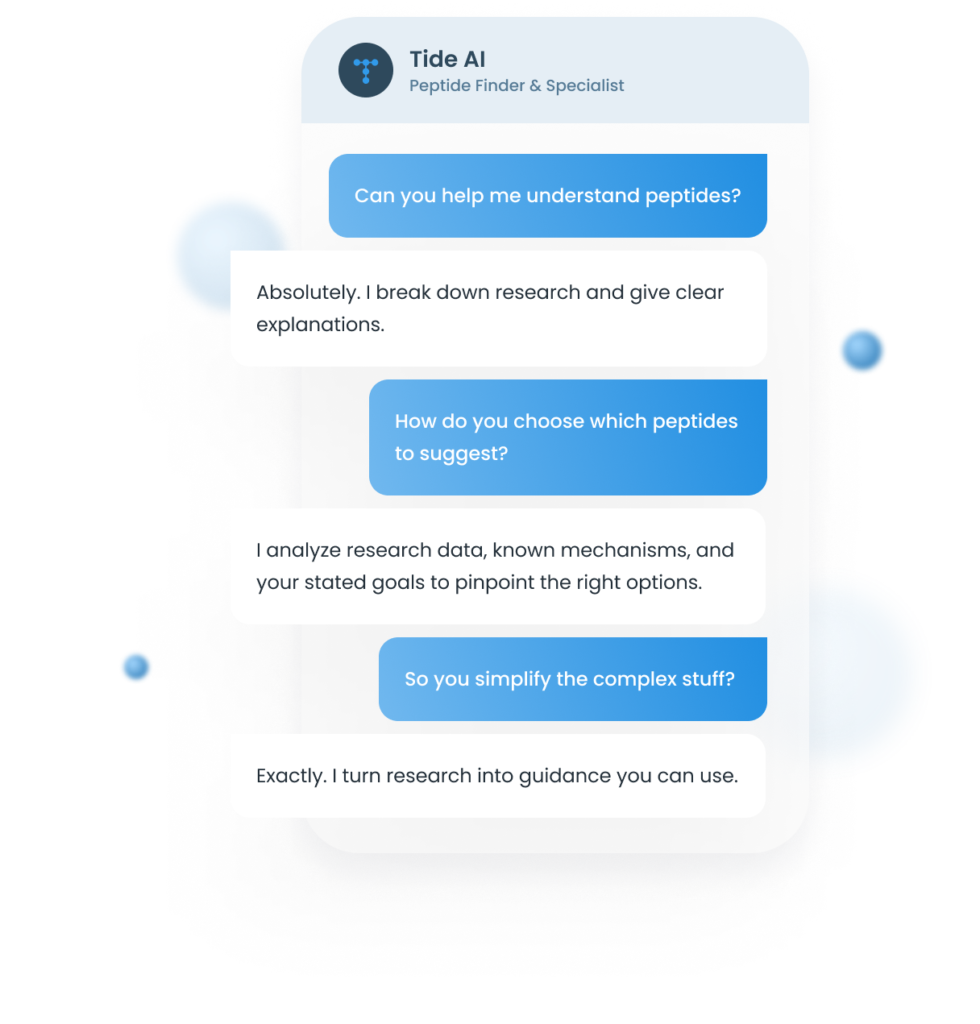 Tide Pinpoints Peptides Using Research & Data